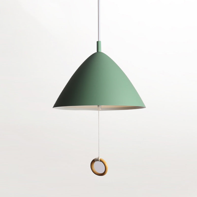 Éclairage suspendu en forme de cône MACARON MACARON MÉTAL 1 PENDANT LEIL