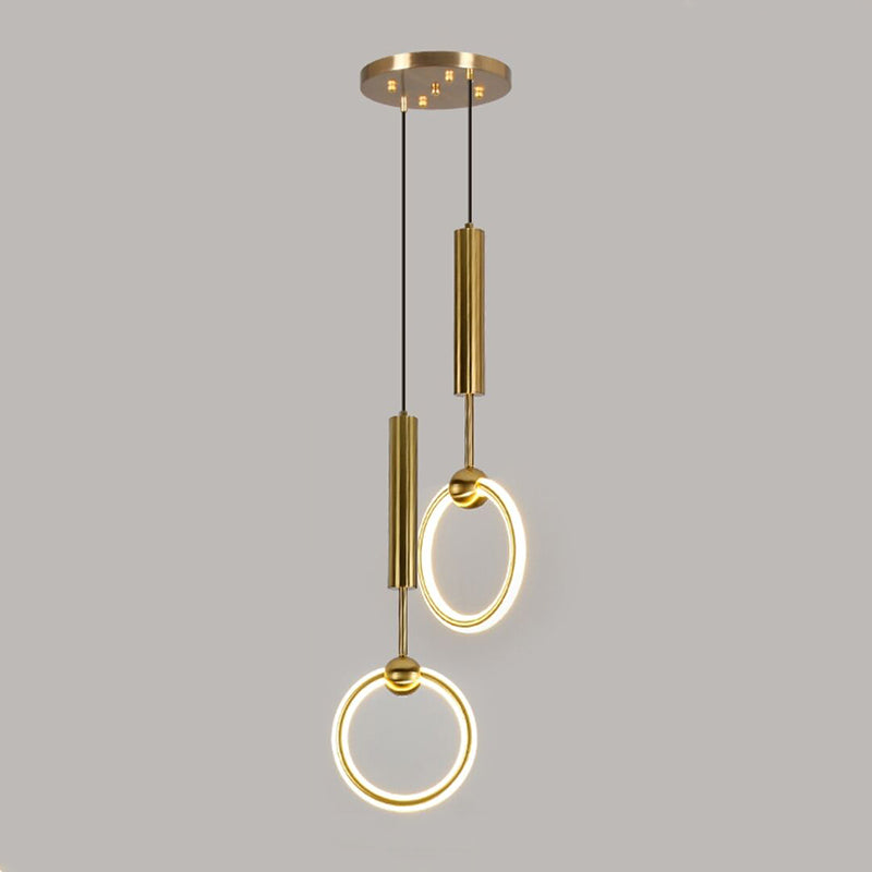 Luminaires suspendus linéaires en métal