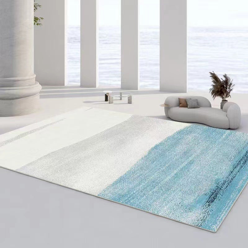 Brown Graphic Rug Polyester Casual Rug Non-Slip Backing Rug for Drawing Room