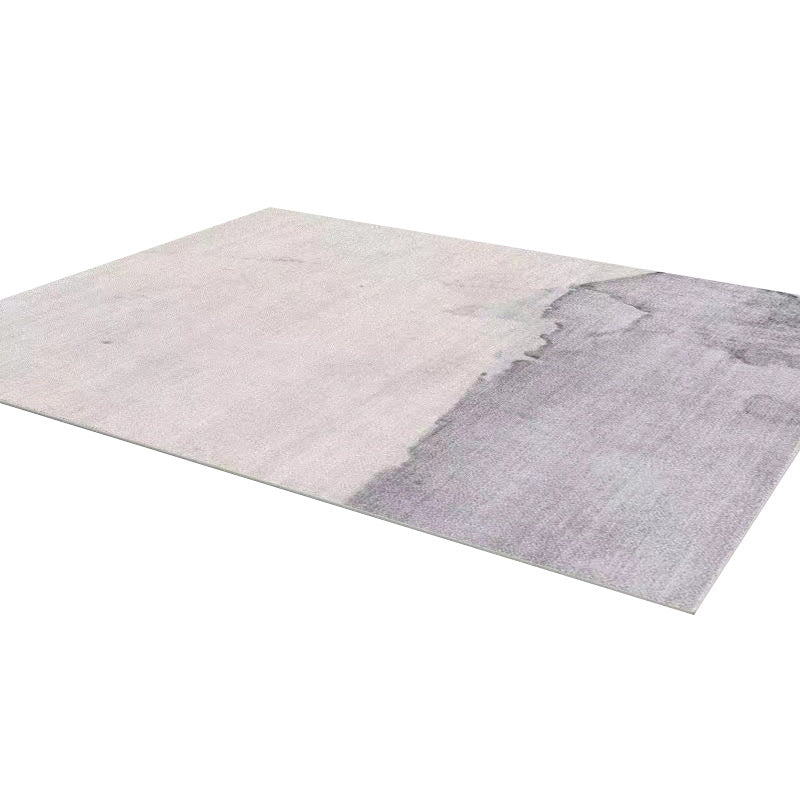 Brown Graphic Rug Polyester Casual Rug Non-Slip Backing Rug for Drawing Room