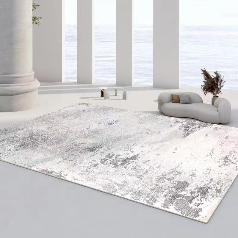 Brown Graphic Rug Polyester Casual Rug Non-Slip Backing Rug for Drawing Room