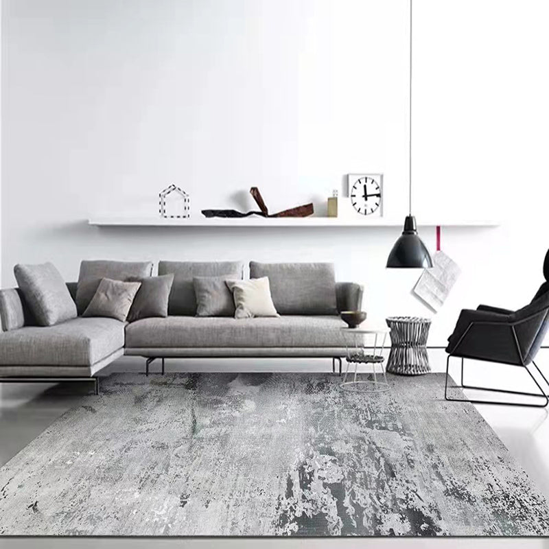 Tapis graphique moderne marron tapis résistant aux taches pour décoration domestique