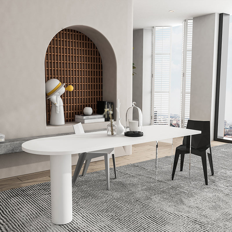 Modern Style Double Pedestal Furniture Pine Solid Wood Dining Room Collection