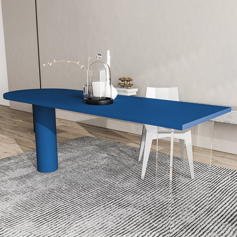 Modern Style Double Pedestal Furniture Pine Solid Wood Dining Room Collection