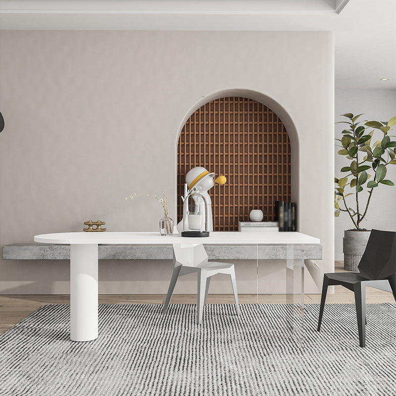 Modern Style Double Pedestal Furniture Pine Solid Wood Dining Room Collection