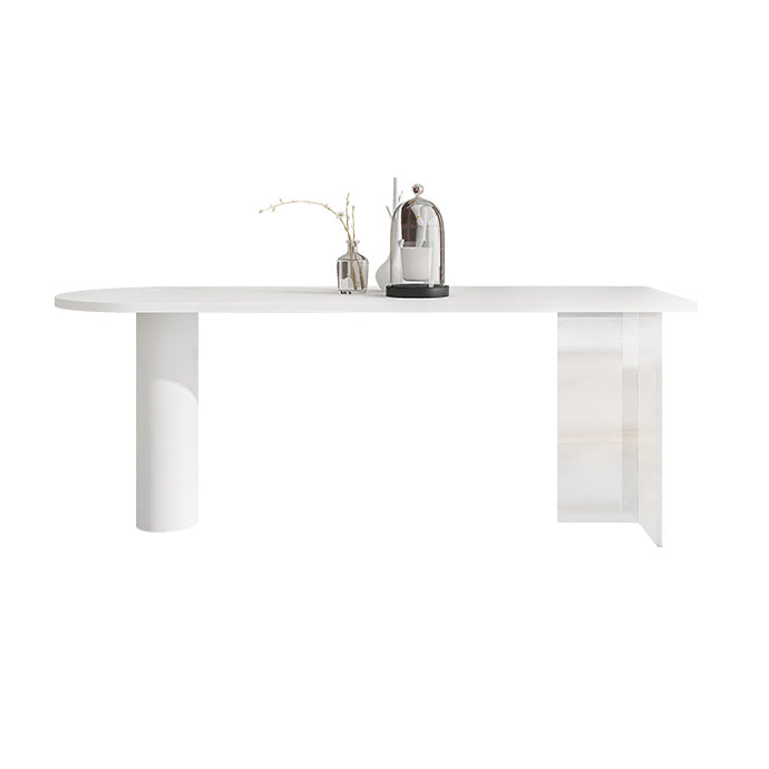 Modern Style Double Pedestal Furniture Pine Solid Wood Dining Room Collection