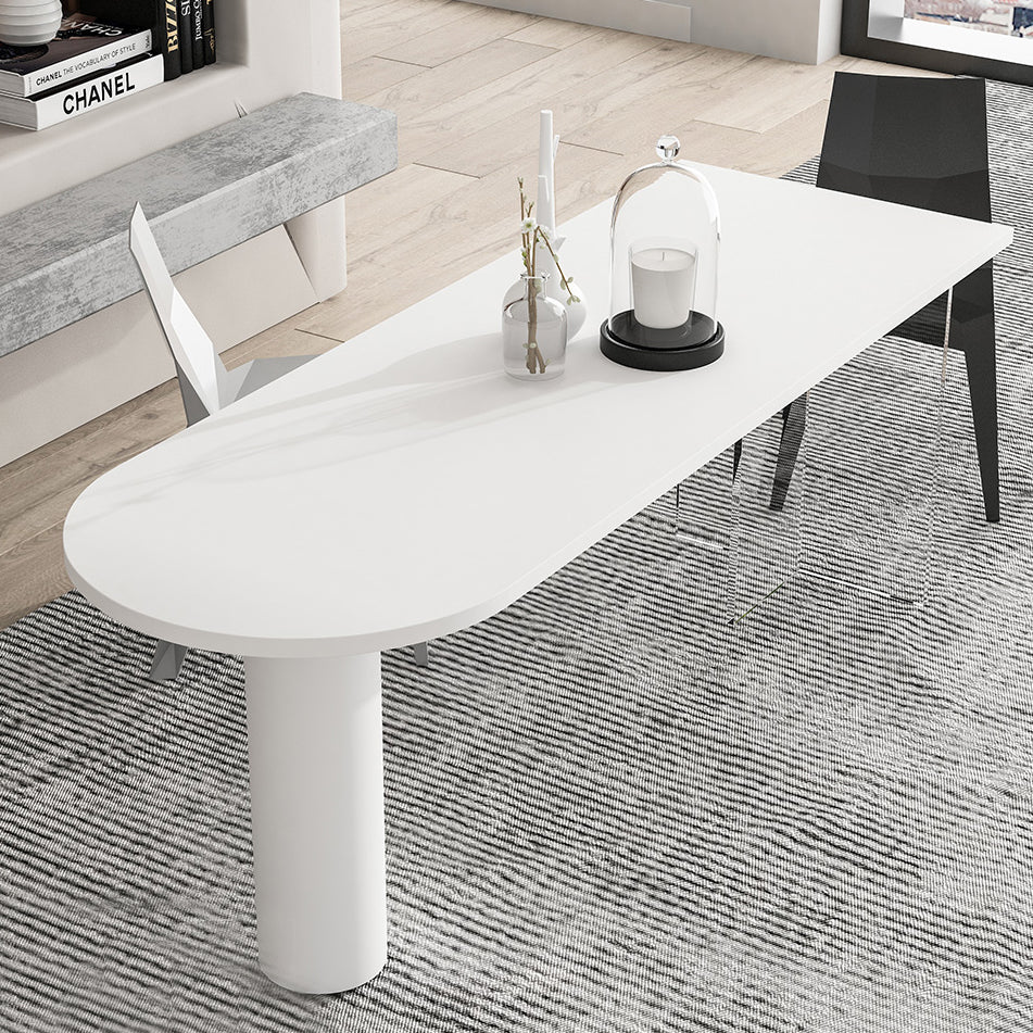 Modern Style Double Pedestal Furniture Pine Solid Wood Dining Room Collection