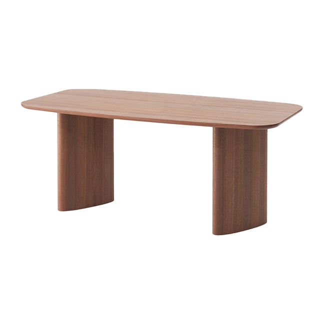 Solid Wood Contemporary Rectangle Table Pine Wood Top Table for Dining Room