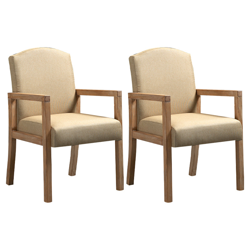 Silla Parsons de madera maciza con acabado mate y 4 patas, sillón de comedor contemporáneo