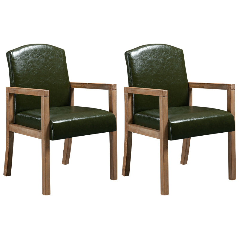 Silla Parsons de madera maciza con acabado mate y 4 patas, sillón de comedor contemporáneo