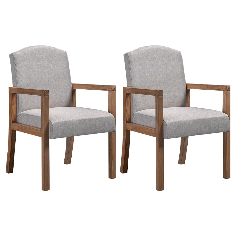 Silla Parsons de madera maciza con acabado mate y 4 patas, sillón de comedor contemporáneo