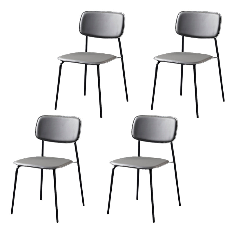 Metal de la cocina del estilo moderno que cena las sillas que cenan la silla lateral sin brazos