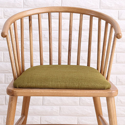 Sillón de madera contemporáneo Silla de comedor con respaldo natural Windsor para cocina