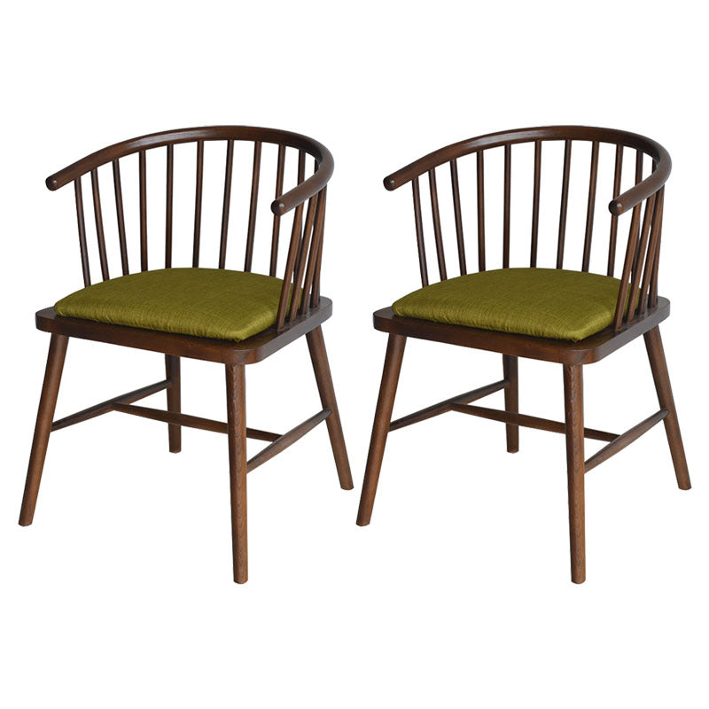 Sillón de madera contemporáneo Silla de comedor con respaldo natural Windsor para cocina