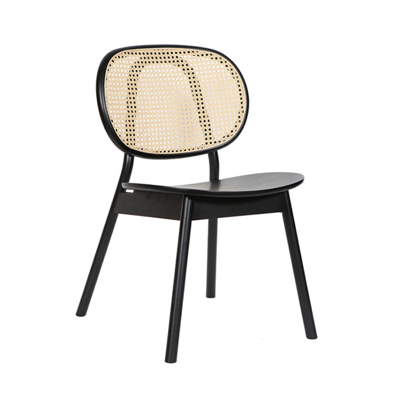 Eigentijdse dineren en accentstoelen massief houten open rug armloze stoel