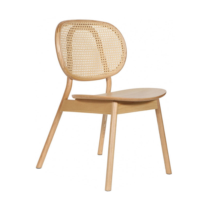 Eigentijdse dineren en accentstoelen massief houten open rug armloze stoel