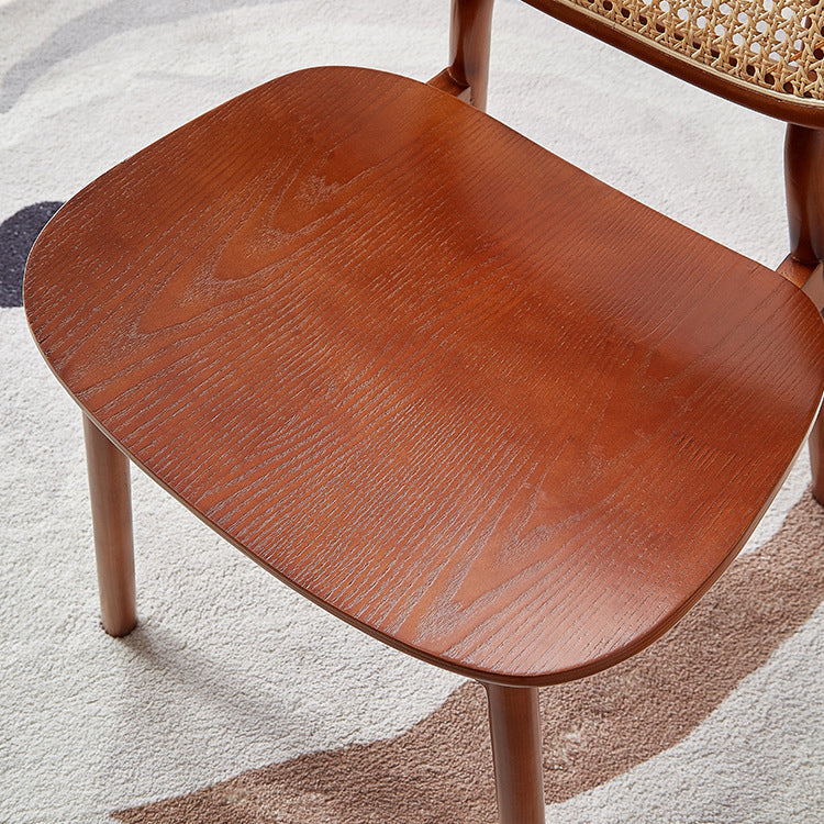 Eigentijdse dineren en accentstoelen massief houten open rug armloze stoel