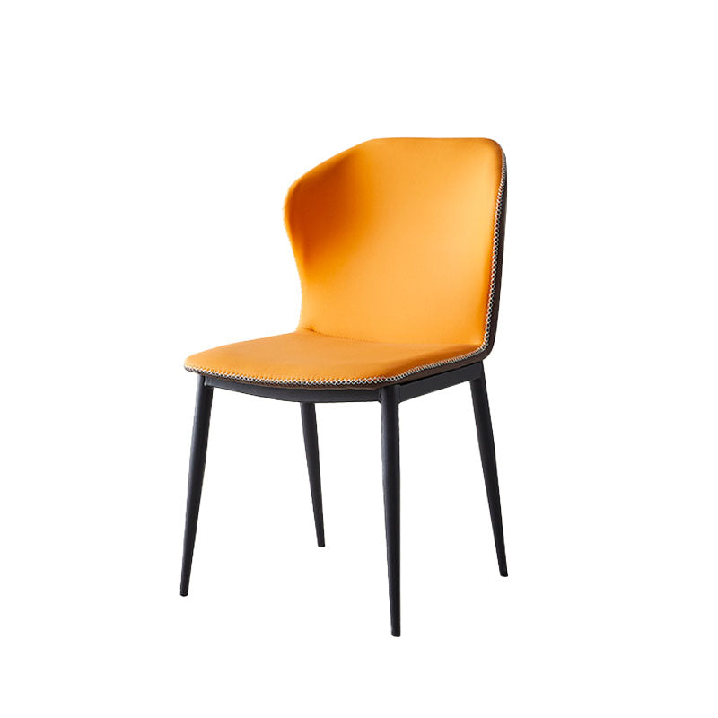 Moderne stijl keuken metalen eetkamerstoel wingback dineren armloze zijstoelen