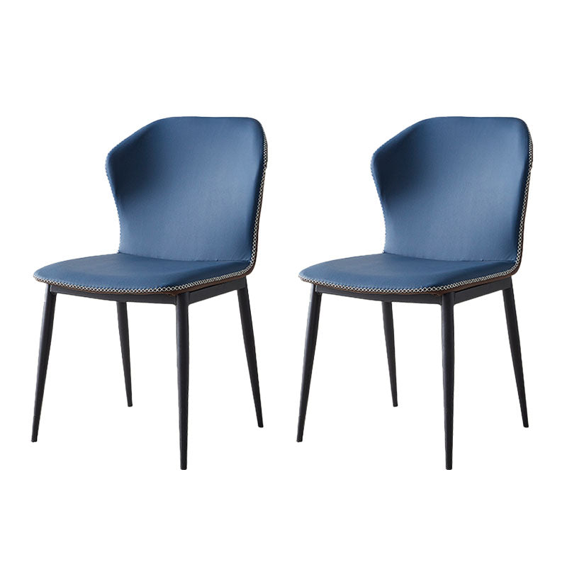 Moderne stijl keuken metalen eetkamerstoel wingback dineren armloze zijstoelen