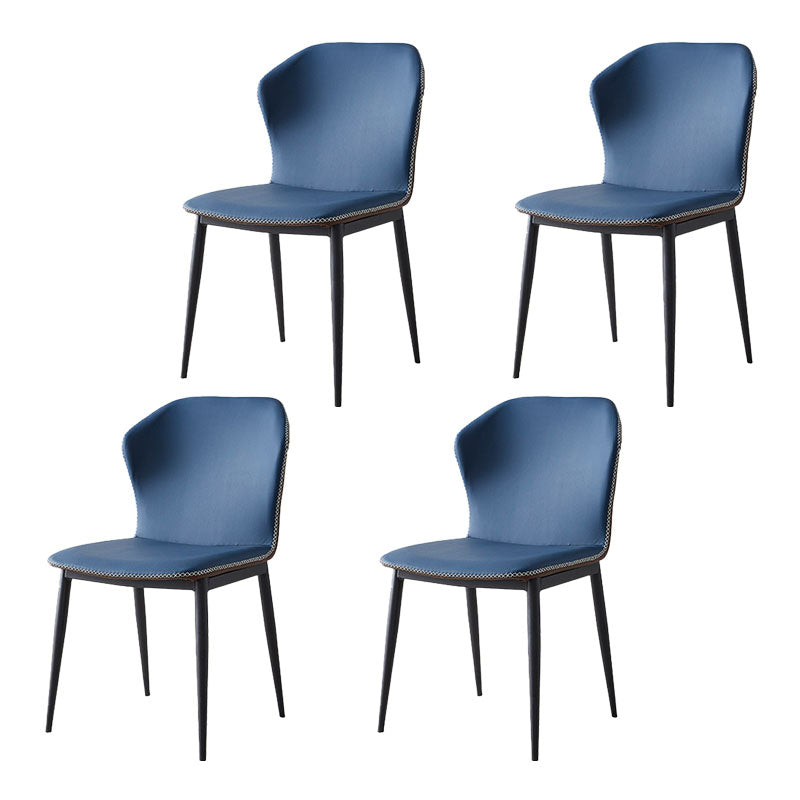 Moderne stijl keuken metalen eetkamerstoel wingback dineren armloze zijstoelen