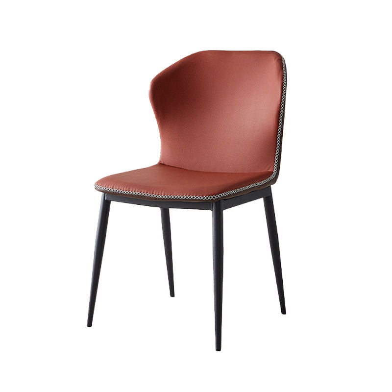Moderne stijl keuken metalen eetkamerstoel wingback dineren armloze zijstoelen