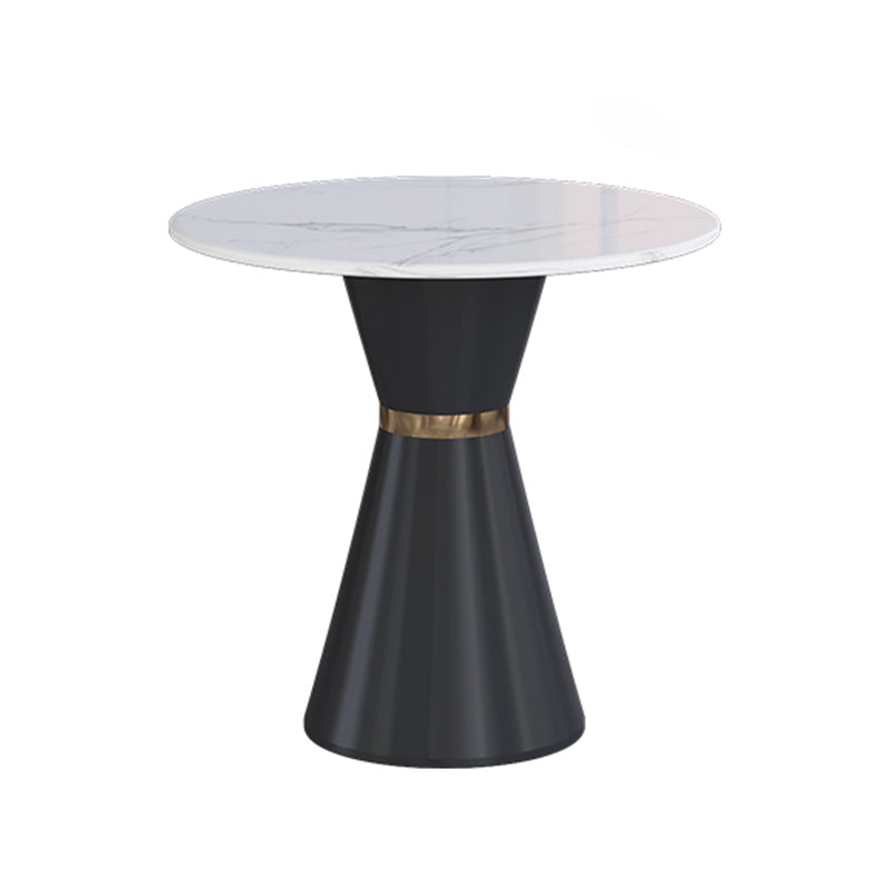 Glam 1/2/3/4/5 Pieces Dining Set Round Sintered Stone Dining Table Set