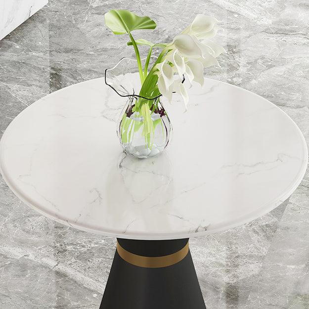 Glam 1/2/3/4/5 Pieces Dining Set Round Sintered Stone Dining Table Set