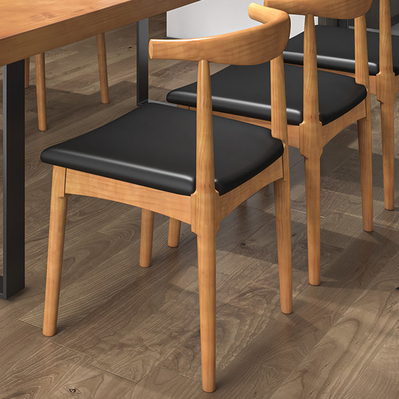 1/2/5/7 Pcs Metal Industrial Dining Set with Rectangle Table and Wooden Chairs Dinette Set