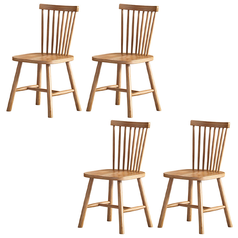 Modern 1/4/5/6 Pieces Dining Set with Solid Wood Table and Chairs Furniture