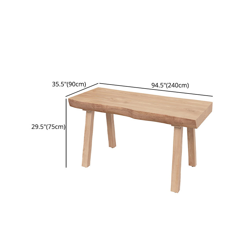 Modern 1/4/5/6 Pieces Dining Set with Solid Wood Table and Chairs Furniture