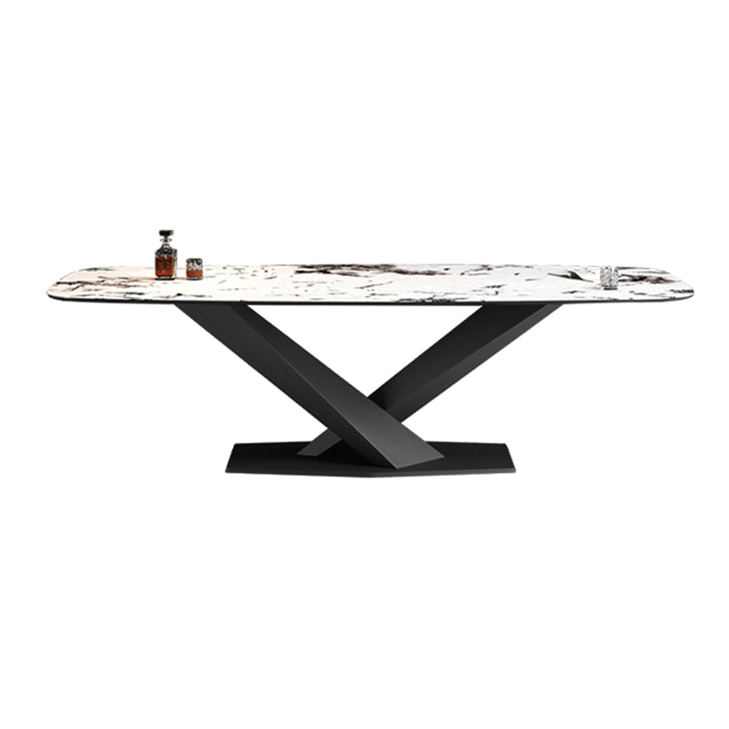 Minimalist 1/2/4/7 Pieces Dining Furniture Sintered Stone Dining Set for Dining Room