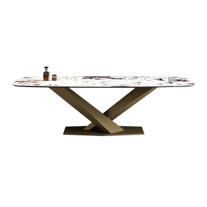 Minimalist 1/2/4/7 Pieces Dining Furniture Sintered Stone Dining Set for Dining Room