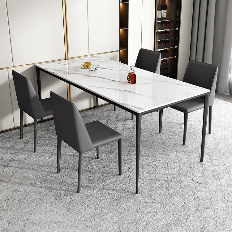 1/2/4/5/7/11 Pcs Metal Contemporary Dining Room Set with Rectangle Table Dinette Set