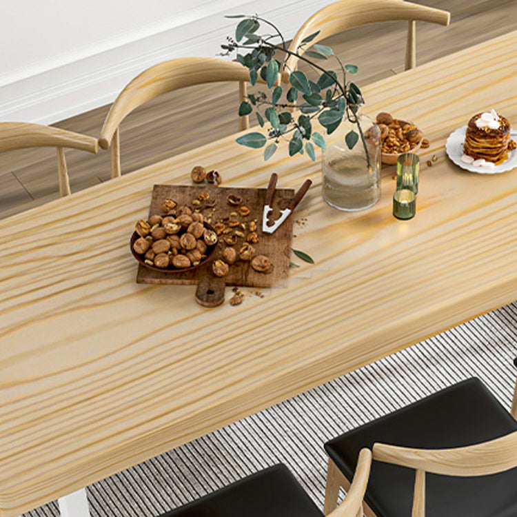 1/5/7 Pcs Metal Contemporary Dining Set with Rectangle Table and Wooden Chairs Dinette Set