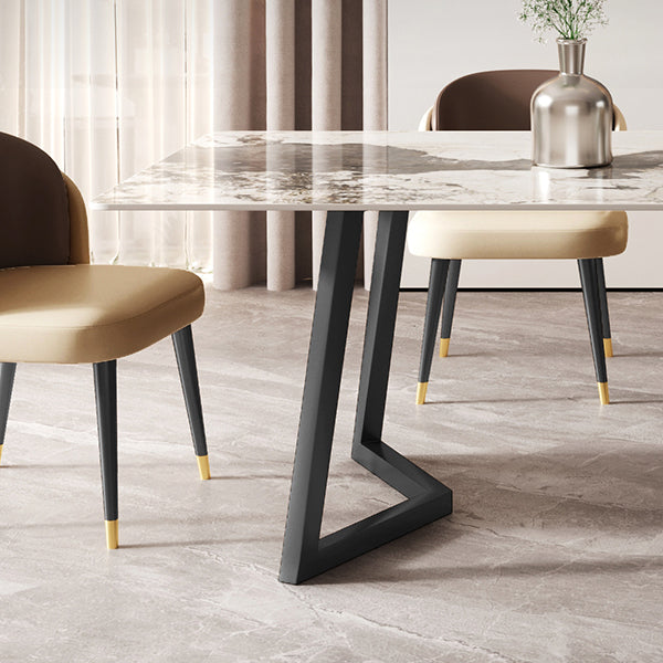 Minimalist 1/2/5/6/7 Pieces Dining Set Sintered Stone Dining Table Set