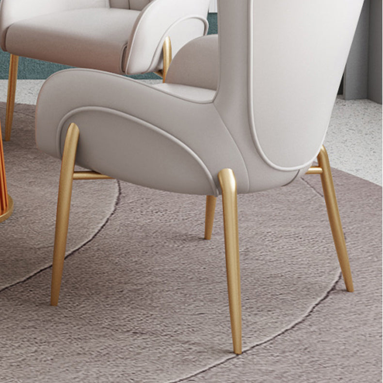 1/5 Pcs Metal Modern Dining Set with Round Indoor Table Dinette Set