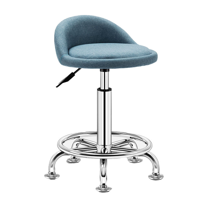 Modern Rotatable Liftable Counter Stool Steel Barber Shop Bar Stool with Cushion