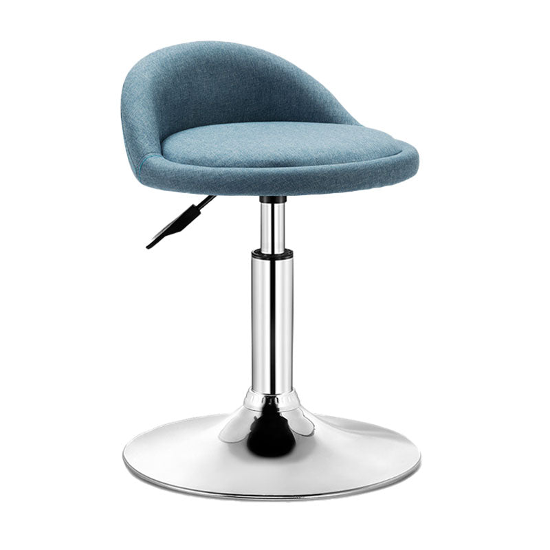 Modern Rotatable Liftable Counter Stool Steel Barber Shop Bar Stool with Cushion