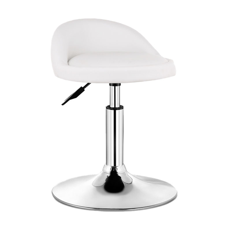 Modern Rotatable Liftable Counter Stool Steel Barber Shop Bar Stool with Cushion