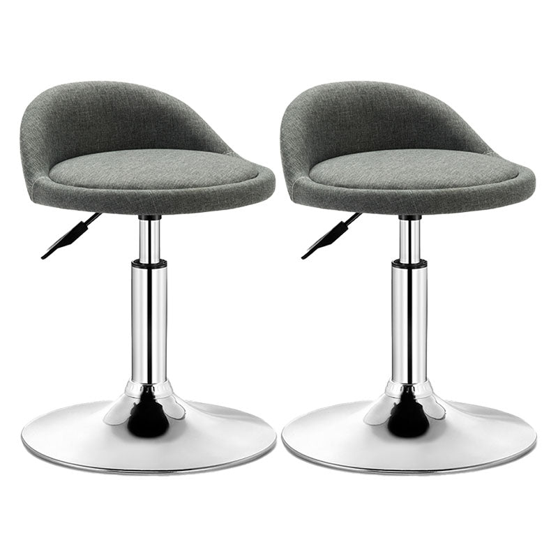 Modern Rotatable Liftable Counter Stool Steel Barber Shop Bar Stool with Cushion