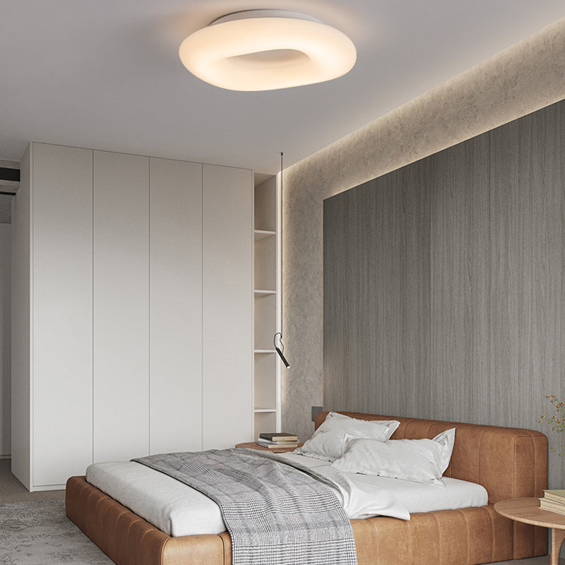 Plafonnier LED circulaire de Style nordique, luminaire décoratif de plafond, idéal pour une chambre à coucher