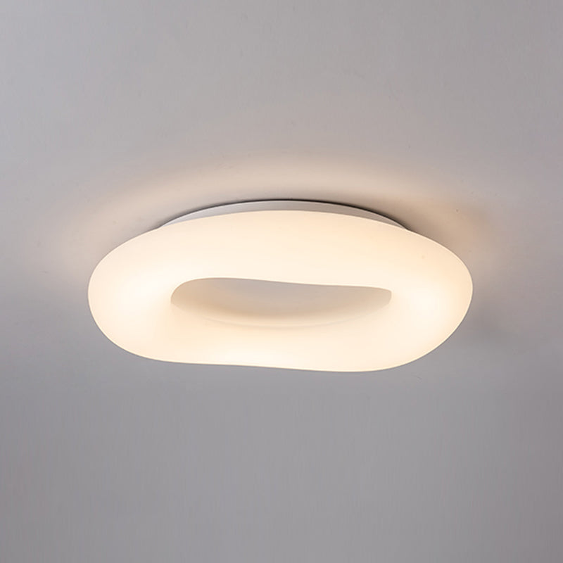 Plafonnier LED circulaire de Style nordique, luminaire décoratif de plafond, idéal pour une chambre à coucher
