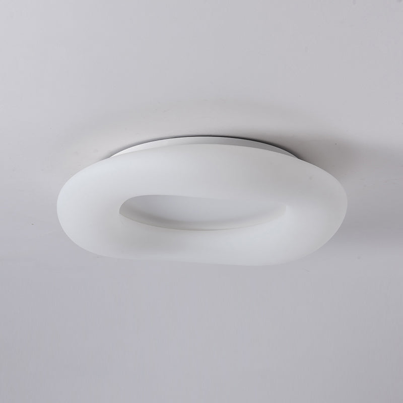 Plafonnier LED circulaire de Style nordique, luminaire décoratif de plafond, idéal pour une chambre à coucher
