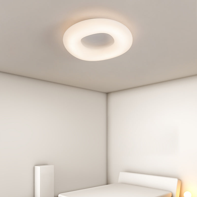 Plafonnier LED circulaire de Style nordique, luminaire décoratif de plafond, idéal pour une chambre à coucher