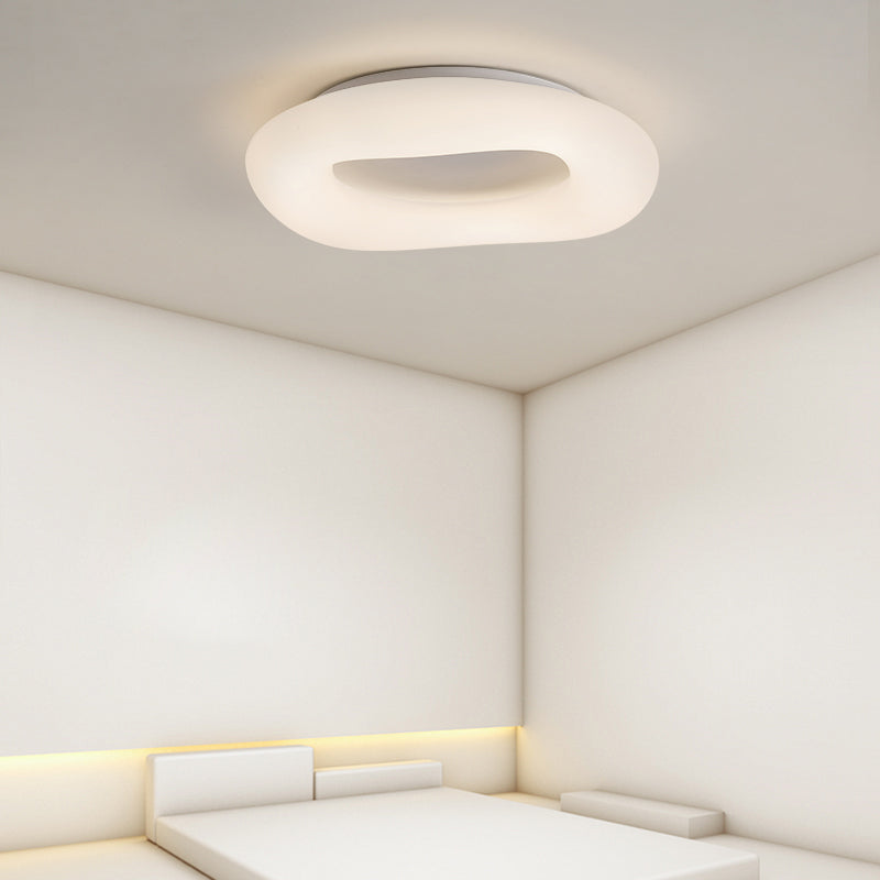 Plafonnier LED circulaire de Style nordique, luminaire décoratif de plafond, idéal pour une chambre à coucher