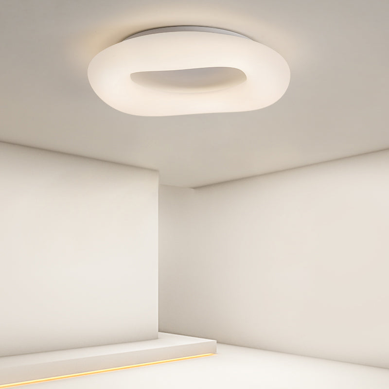 Plafonnier LED circulaire de Style nordique, luminaire décoratif de plafond, idéal pour une chambre à coucher