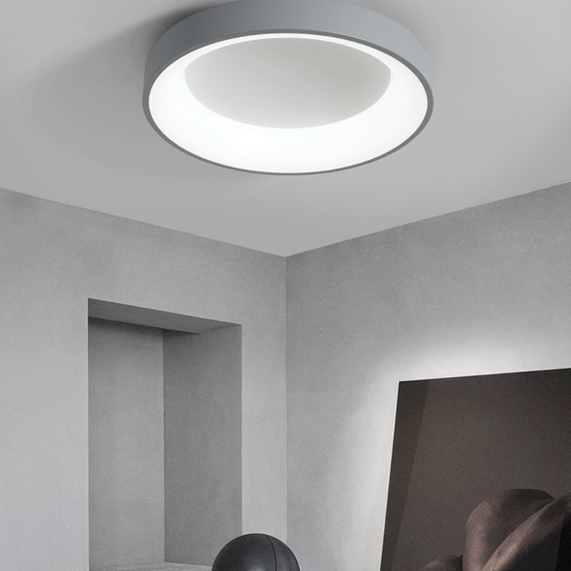 Plafonniers ronds encastrés, luminaire de plafond contemporain pour salon