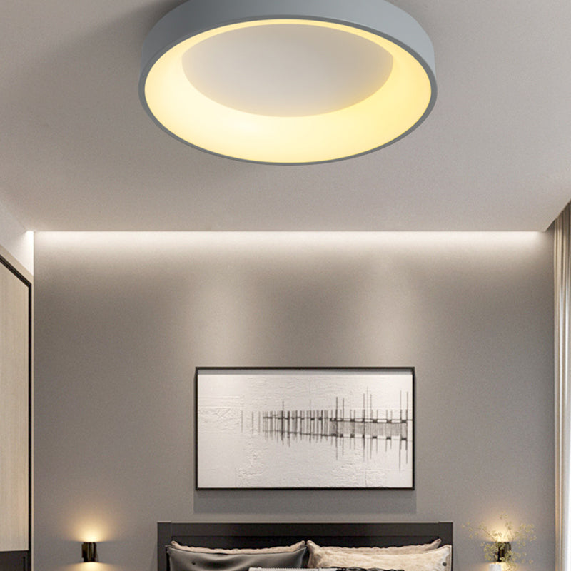 Plafonniers ronds encastrés, luminaire de plafond contemporain pour salon