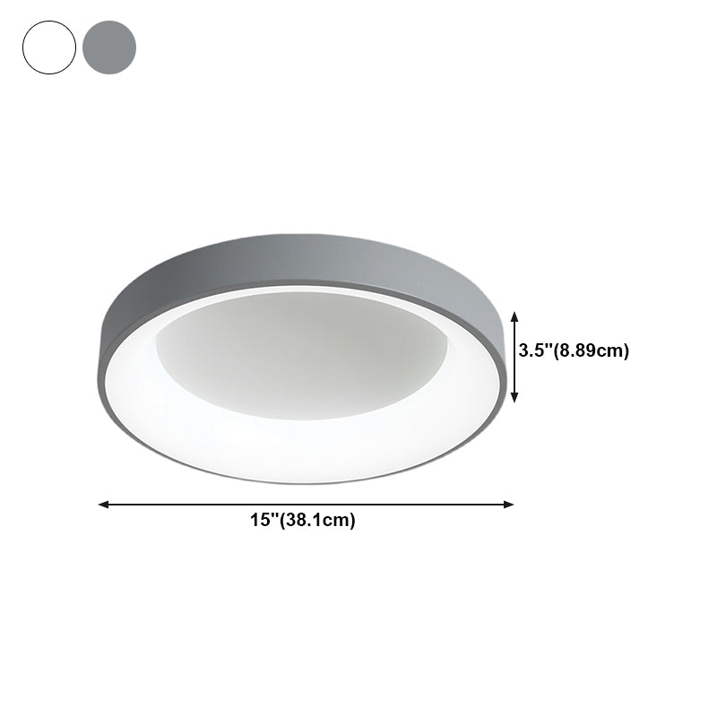 Plafonniers ronds encastrés, luminaire de plafond contemporain pour salon
