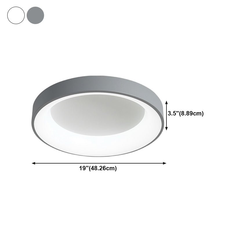 Plafonniers ronds encastrés, luminaire de plafond contemporain pour salon